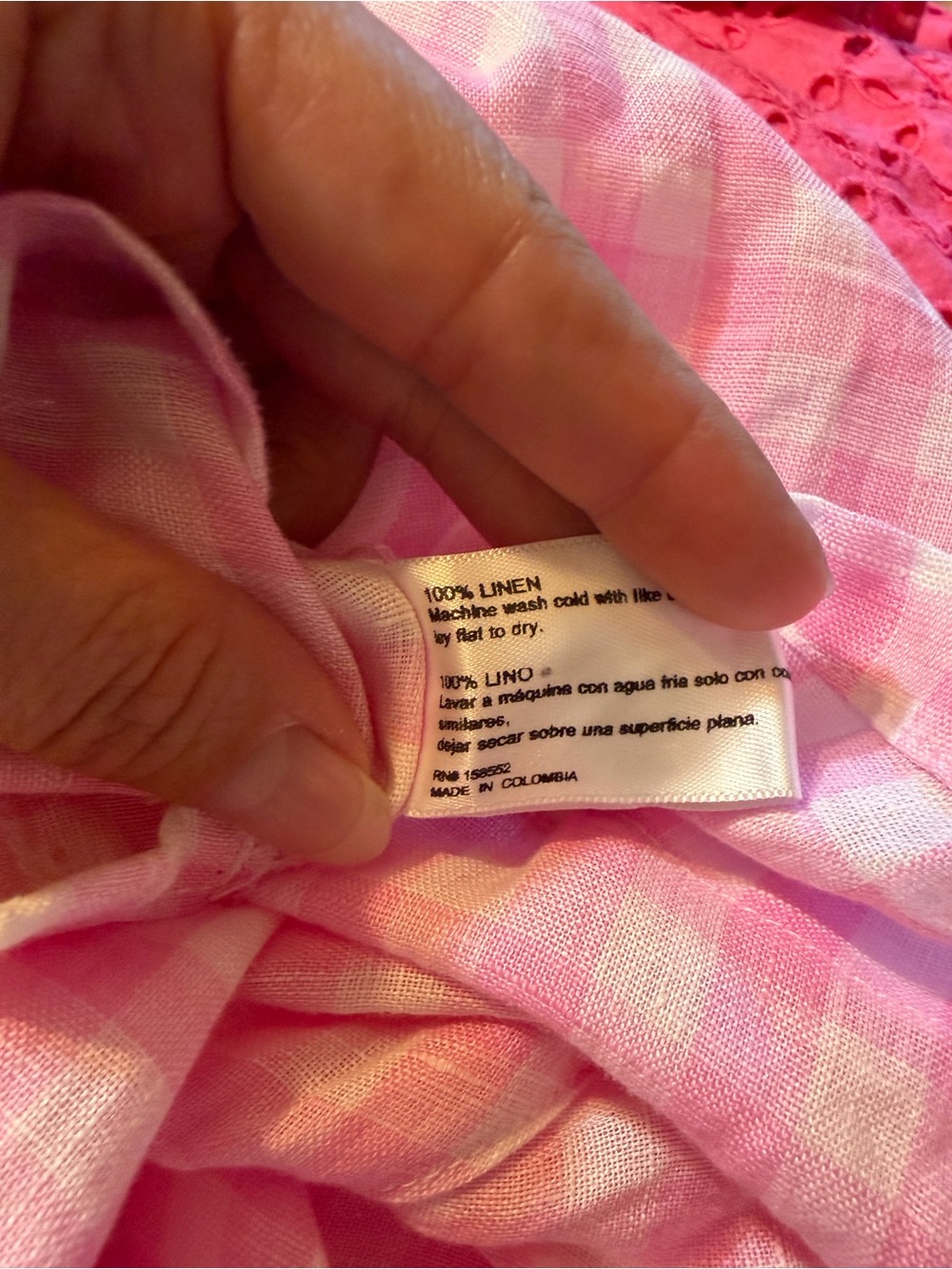 Frankie’s bikinis “Lou” shorts in pink picnic - Picture 9 of 9